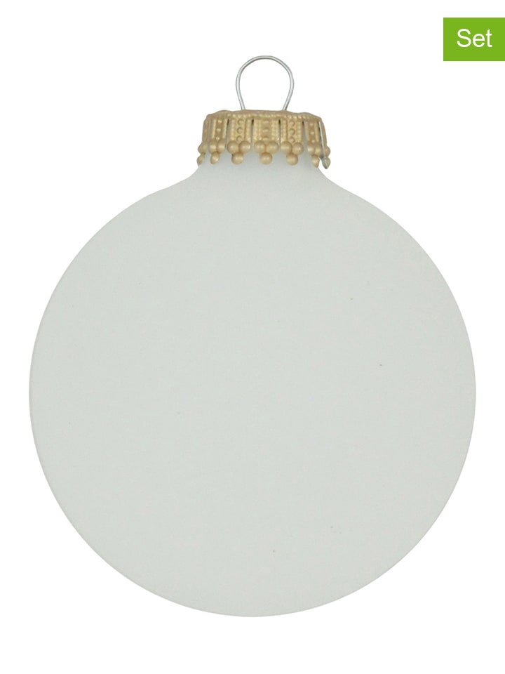 Krebs Glas Lauscha Kerstballen wit 8 stuks goedkoop kopen limango