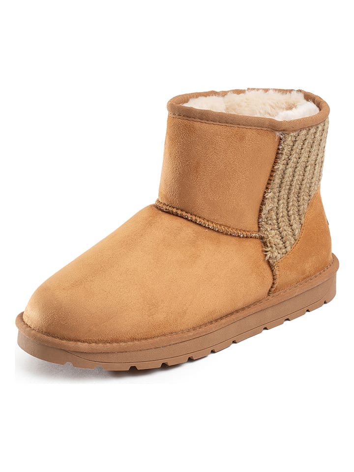 Winterboots "Tenny" in Hellbraun