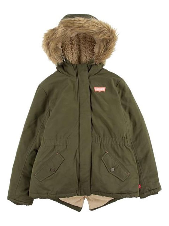 Parka olijfgroen