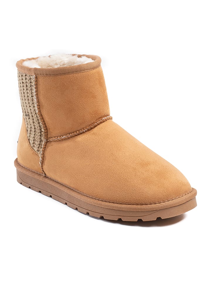 Winterboots "Davia" lichtbruin