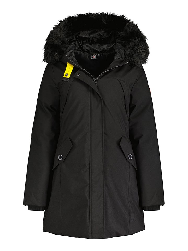 Parka "Cheri" w kolorze czarnym