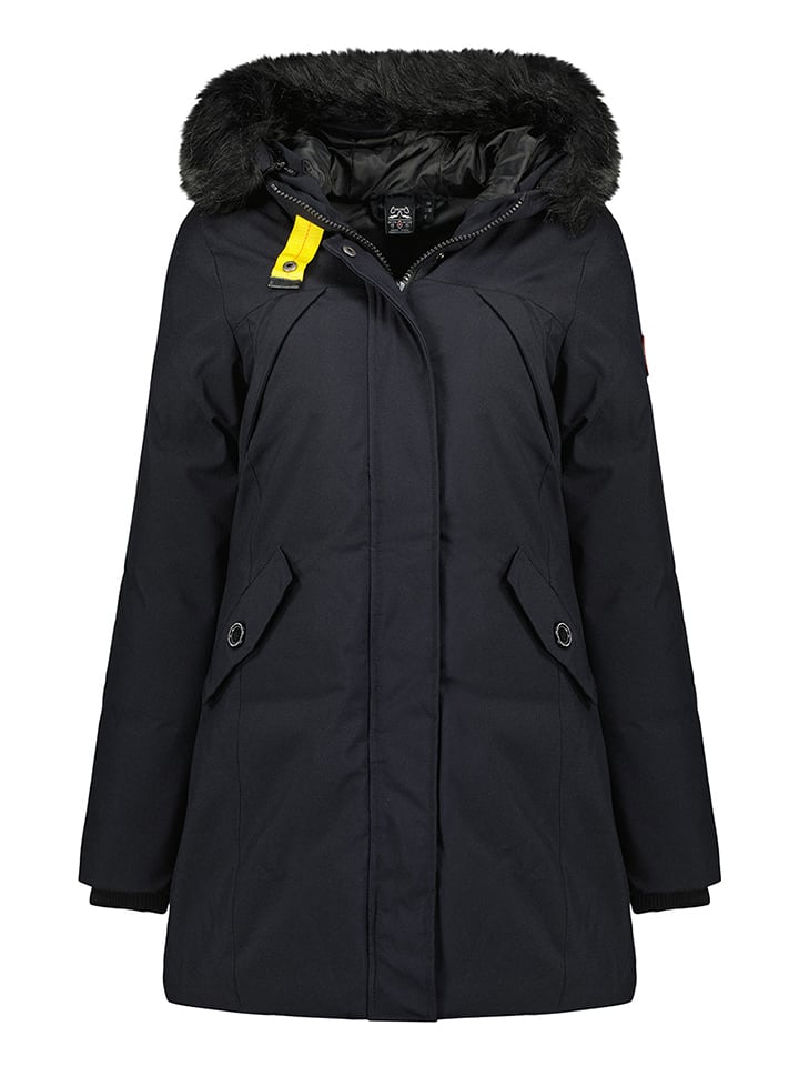Parka "Cheri" w kolorze granatowym