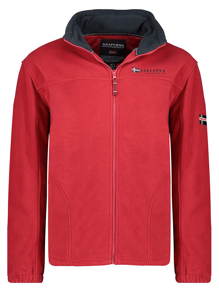 Fleecejacke in Rot