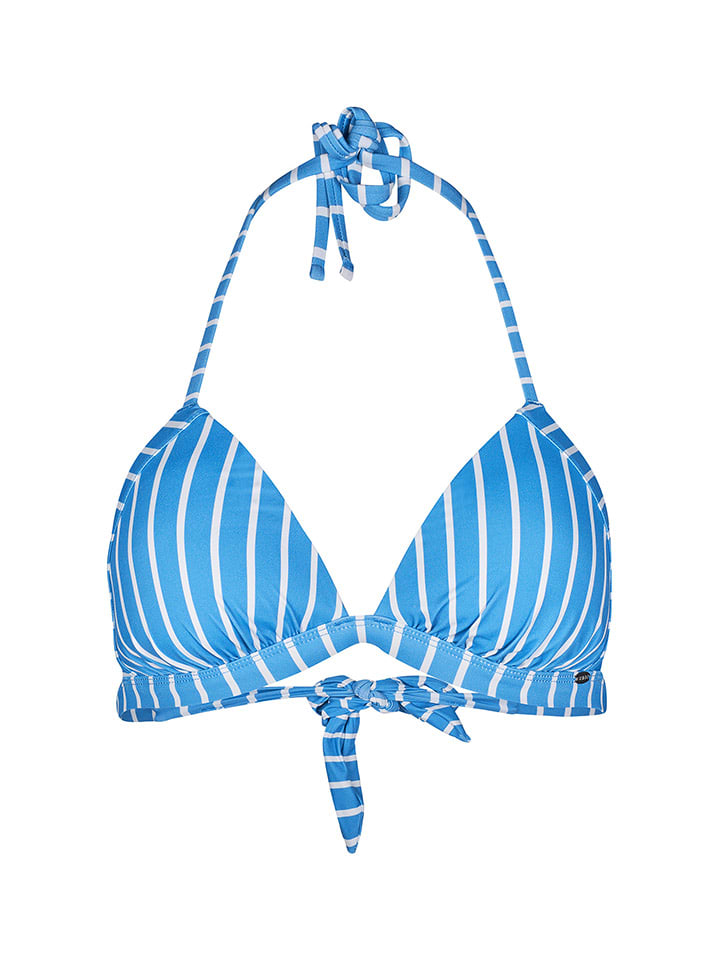 Biustonosz bikini w kolorze błękitno-białym
