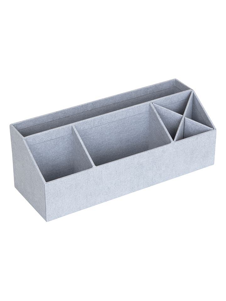 Schreibtisch-Organizer "Elisa" in Grau - (B)33 x (H)12,5 x (T)12,5 cm