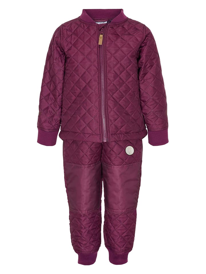 2-delige thermo-outfit paars