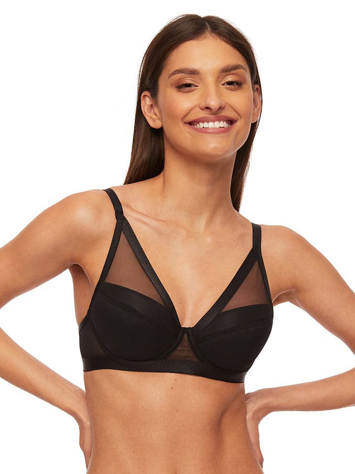 Push-up beha "Comfort I" zwart