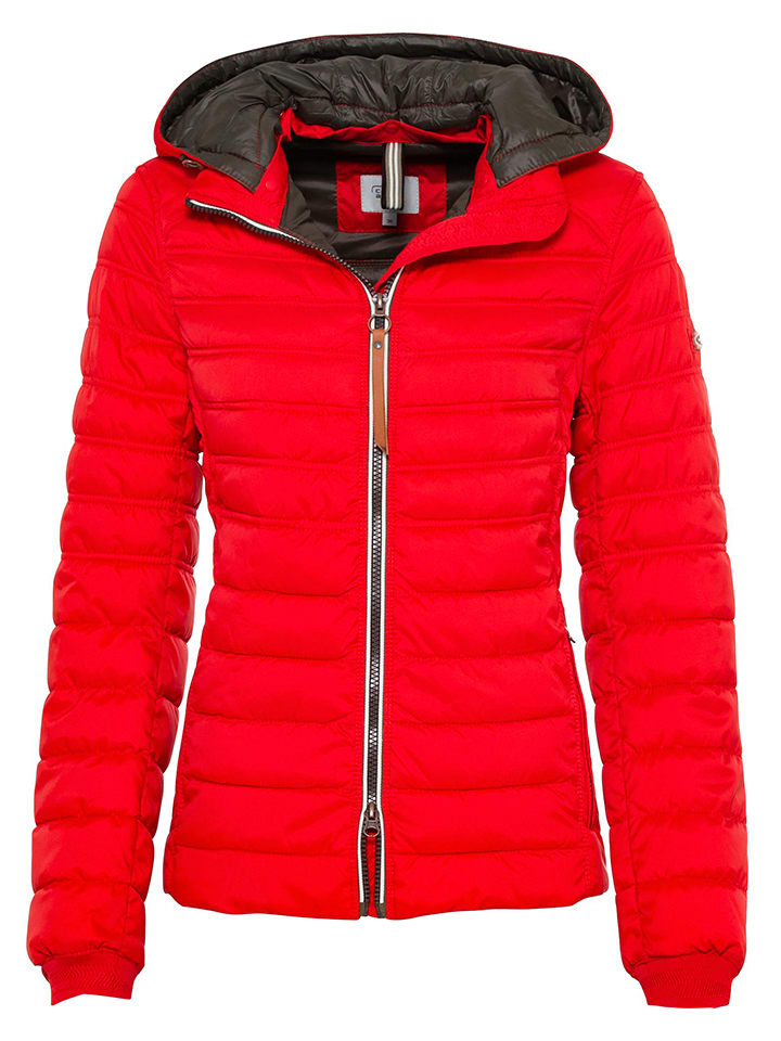 Steppjacke in Rot