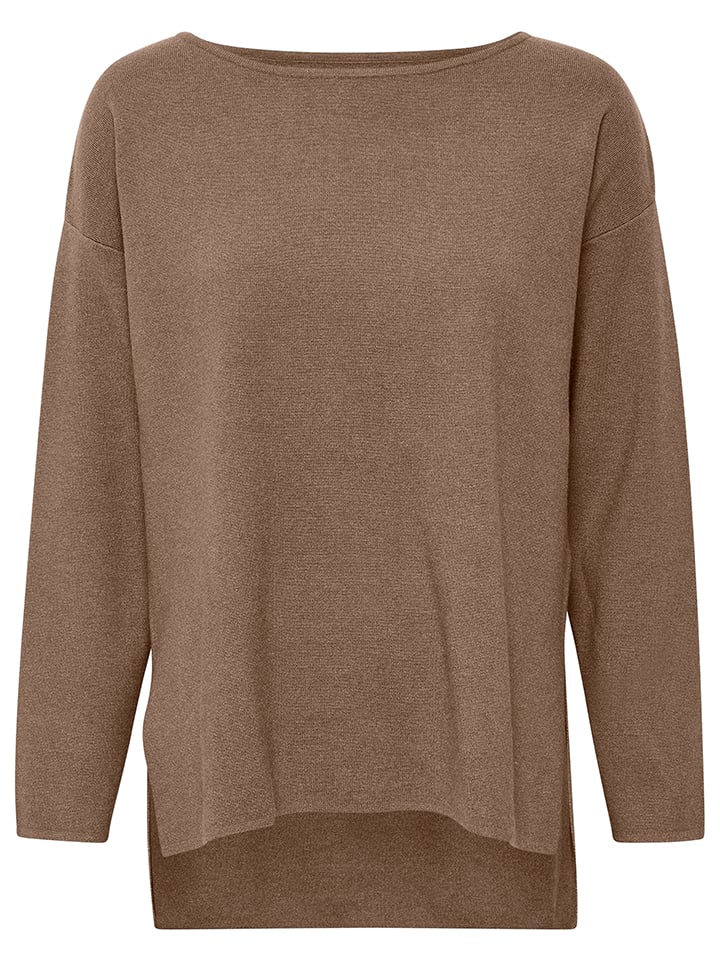 Sweter "Klarra" w kolorze brązowym