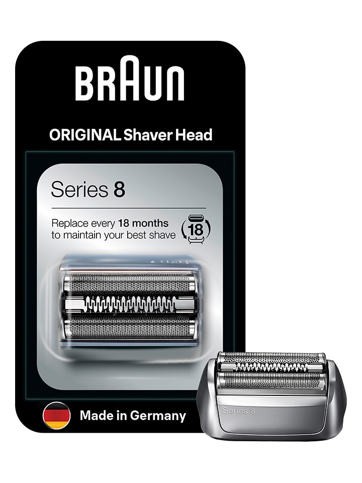 Ersatz-Scherkopf "Series 8" in Silber