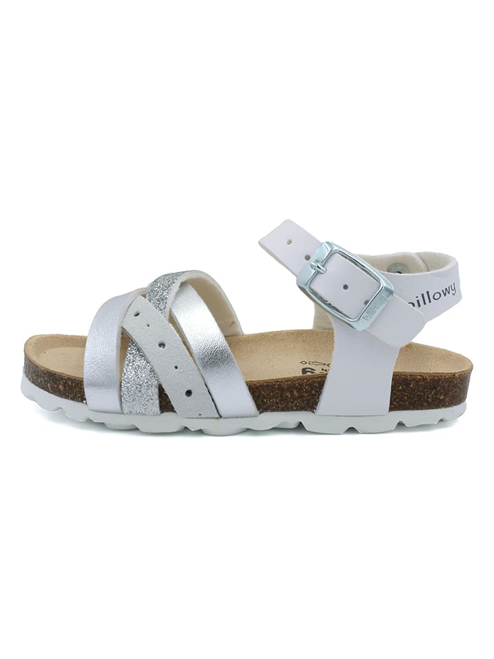 Sandalen in Silber
