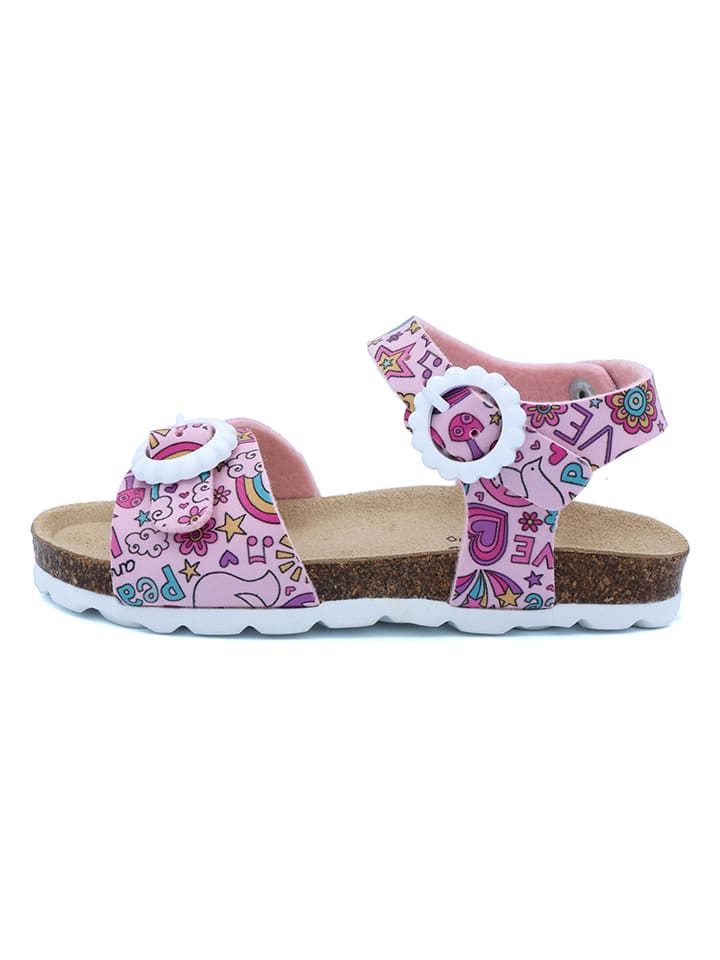 Sandalen in Rosa