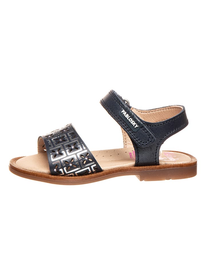 Pablosky Leder Sandalen in Dunkelblau gunstig kaufen limango