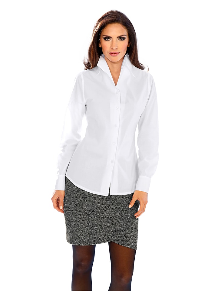 Bluse in Weiß
