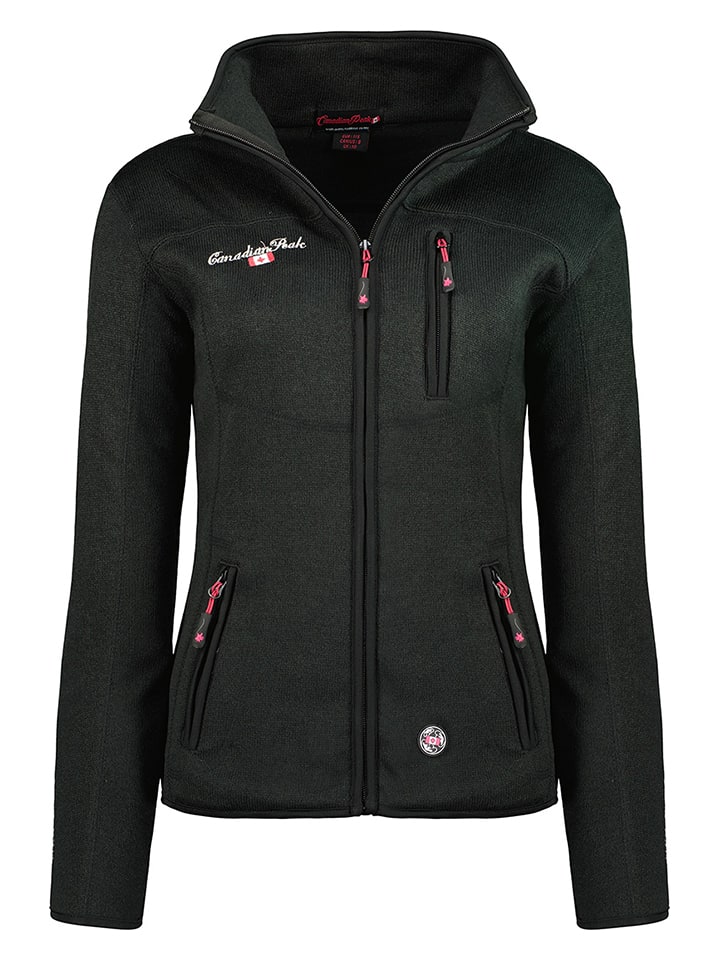 Fleecejacke "Tedeneak" in Schwarz