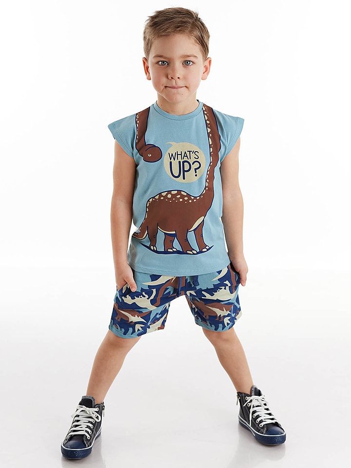 2-delige outfit "Titan" lichtblauw/blauw