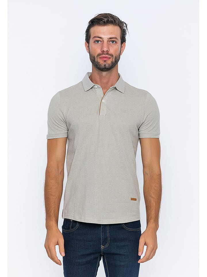 Koszulka polo w kolorze beżowym