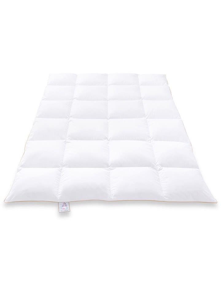 Winterdonscasettedekbed "Goldstarente" wit