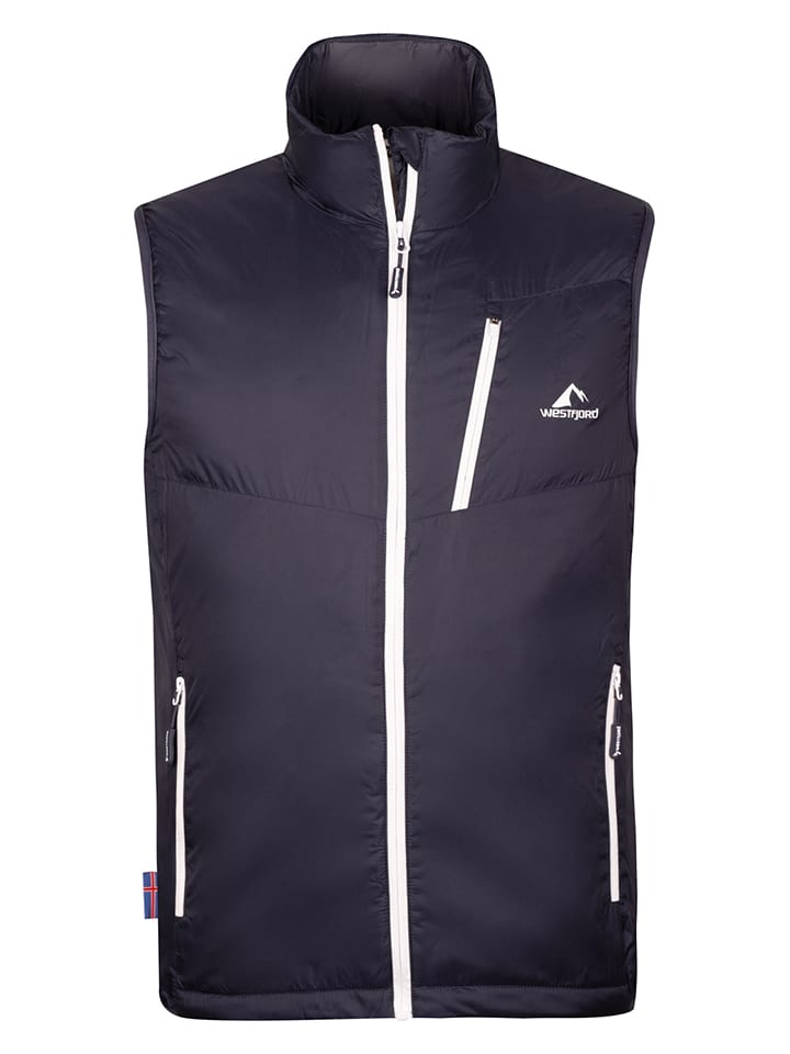 Functionele bodywarmer "Reykir" donkerblauw
