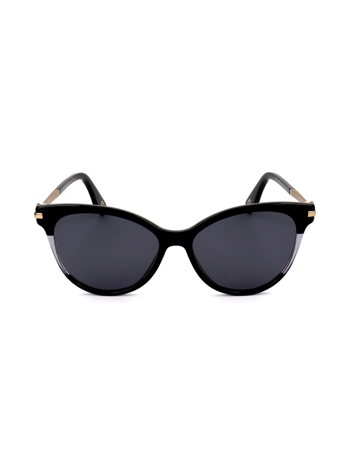Marc Jacobs Damen-Sonnenbrille in Schwarz-Gold/ Dunkelblau günstig kaufen