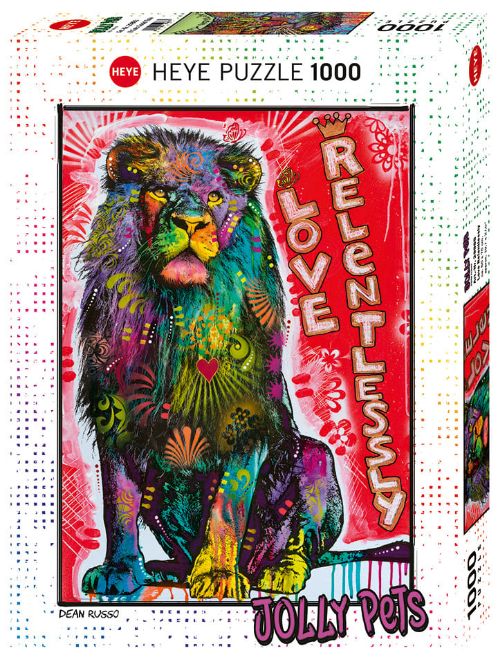 1000tlg. Puzzle "Love Relentlessly/ Jolly Pets" - ab 6 Jahren