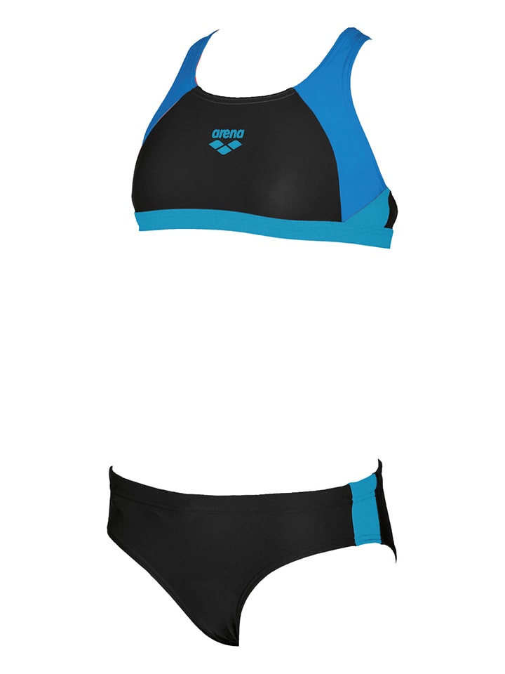 Bikini in Blau/ Schwarz