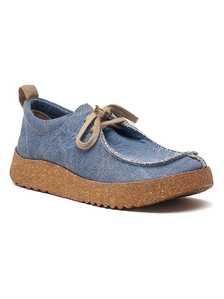 Schnürschuhe in Blau