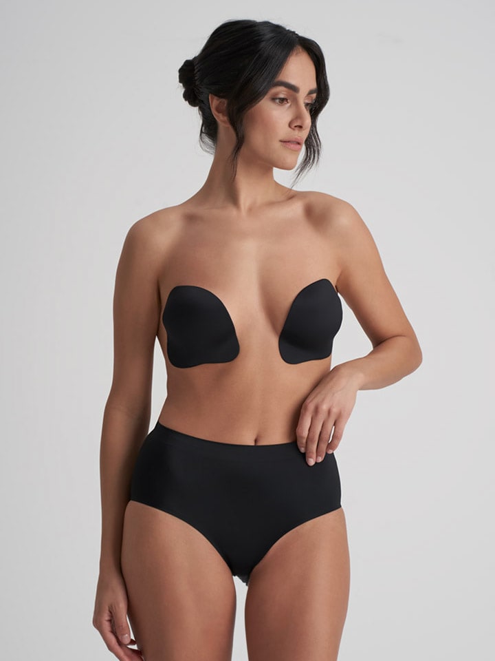Push-up-Brustwarzenpads in Schwarz