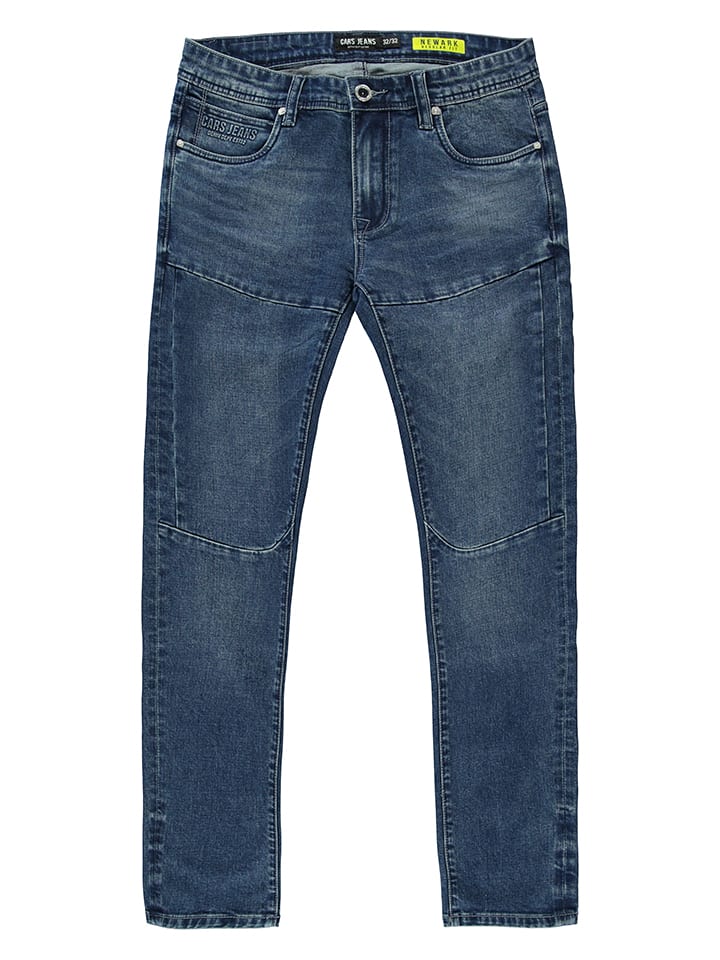 Dżinsy "Newark" - Tapered fit - w kolorze niebieskim