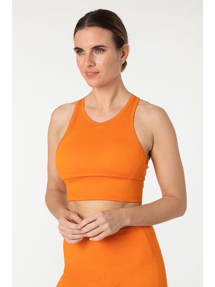 Sportbeha "Liquid Flow" oranje