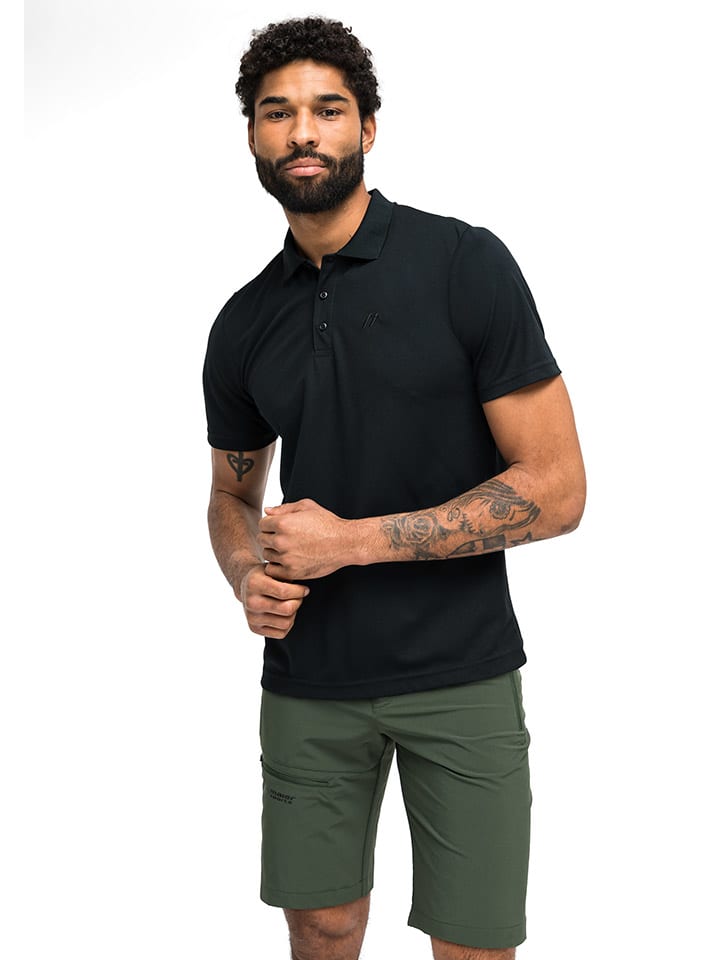 Functioneel poloshirt "Ulrich" zwart
