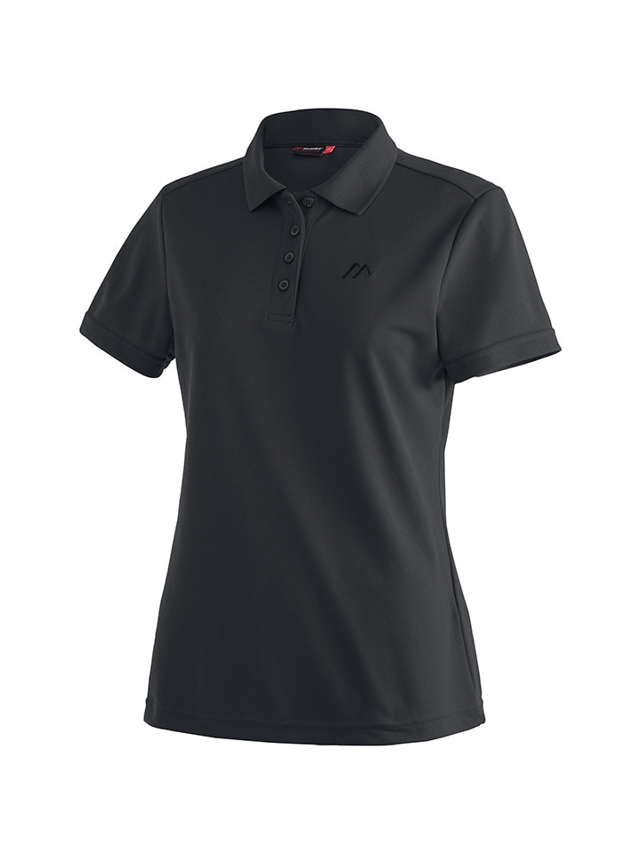Funktionspoloshirt "Ulrike" in Schwarz