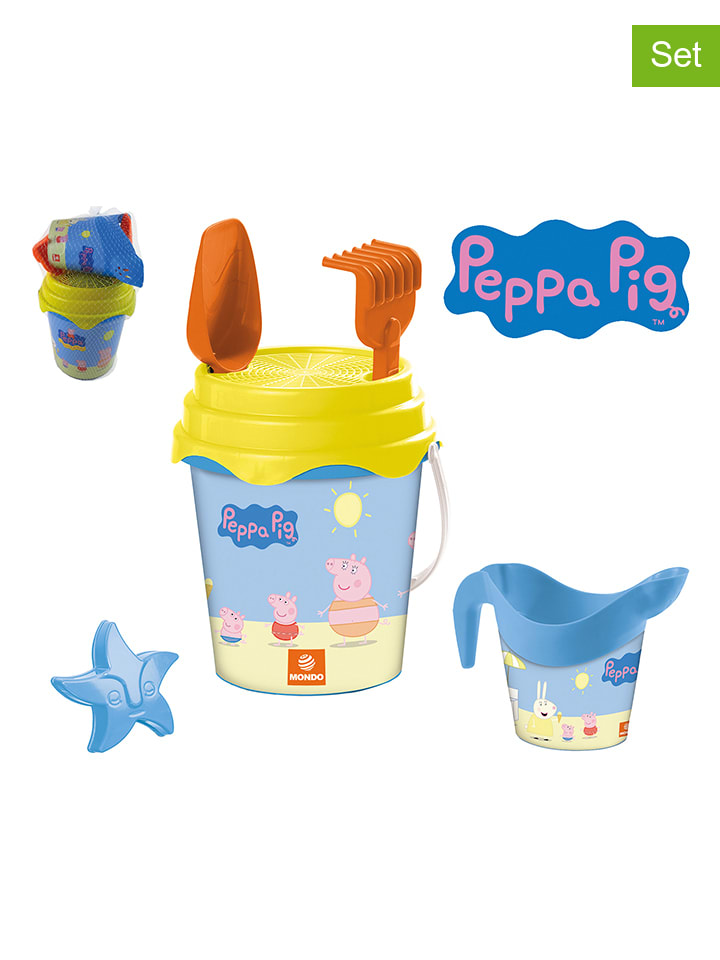 5-częściowy zestaw do piaskownicy "Peppa Pig" - 10 m+