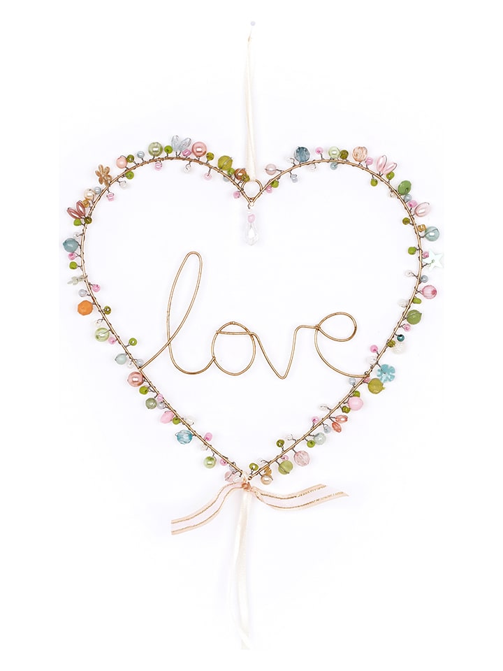 Dekohänger "Love Candy" in Bunt - (L)19 x (B)19 cm