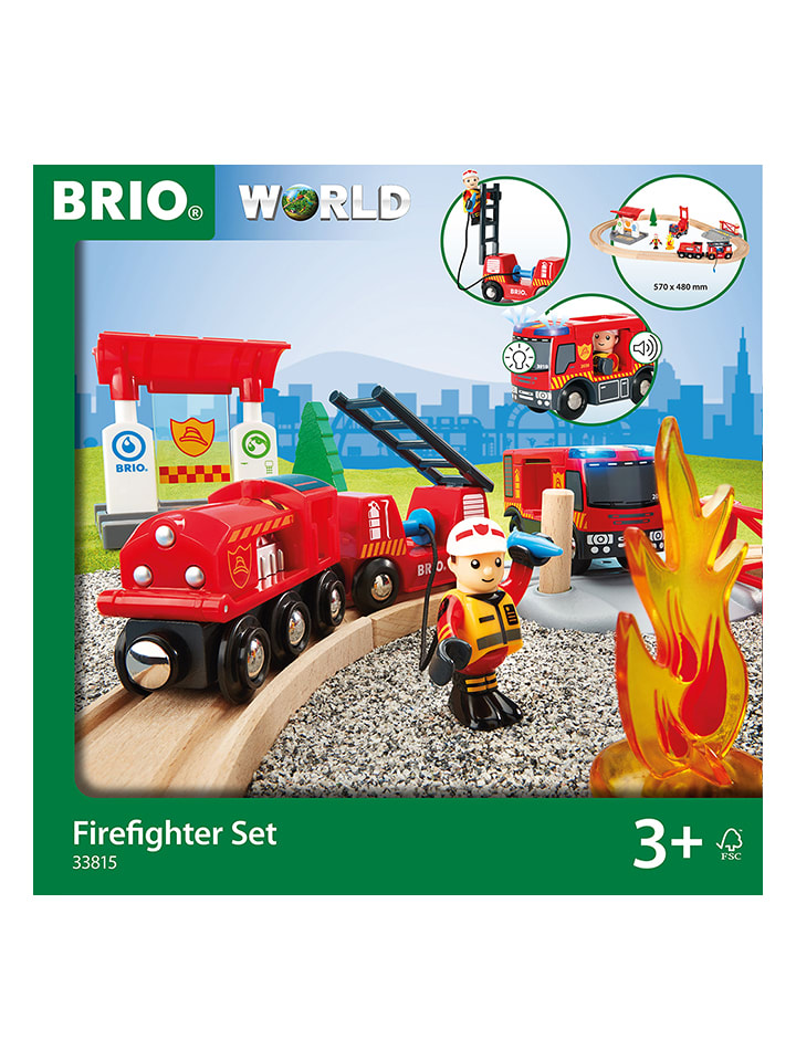 Feuerwehrlok mit Zubehör - ab 3 Jahren