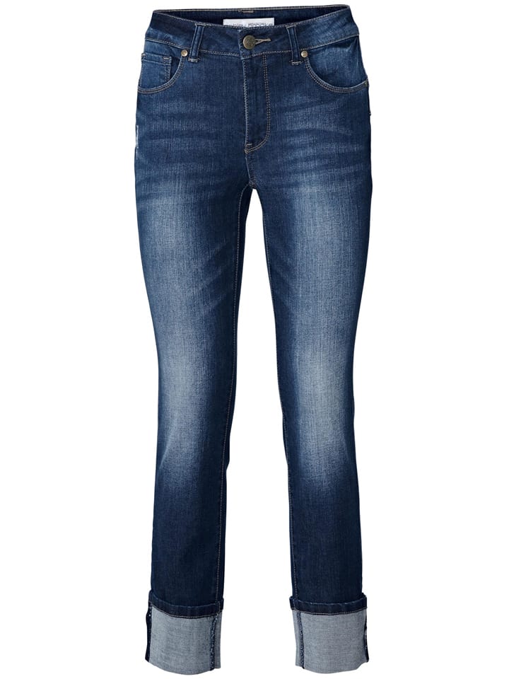 Spijkerbroek - slim fit - donkerblauw