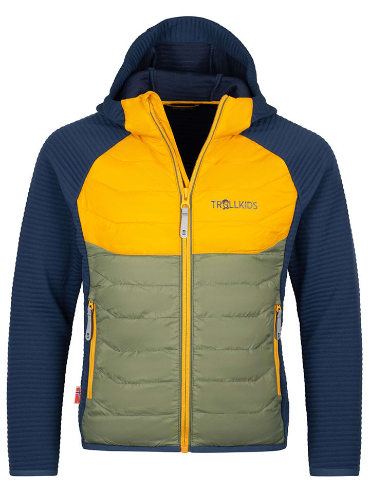 Kurtka hybrydowa "Sirdal" w kolorze khaki