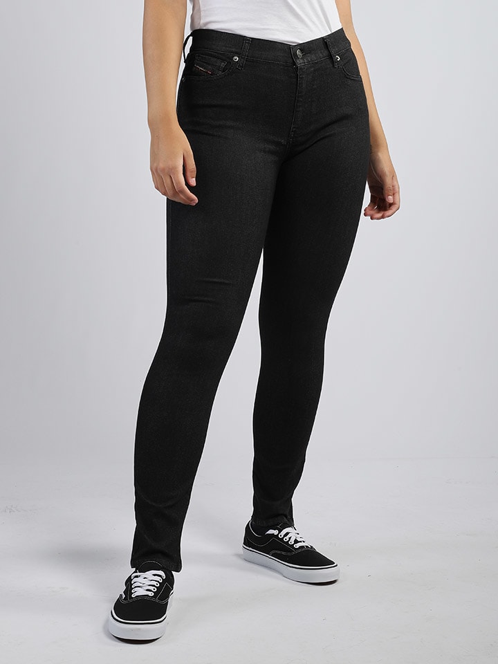 Jeans "D-Roisin" - Skinny fit - in Schwarz