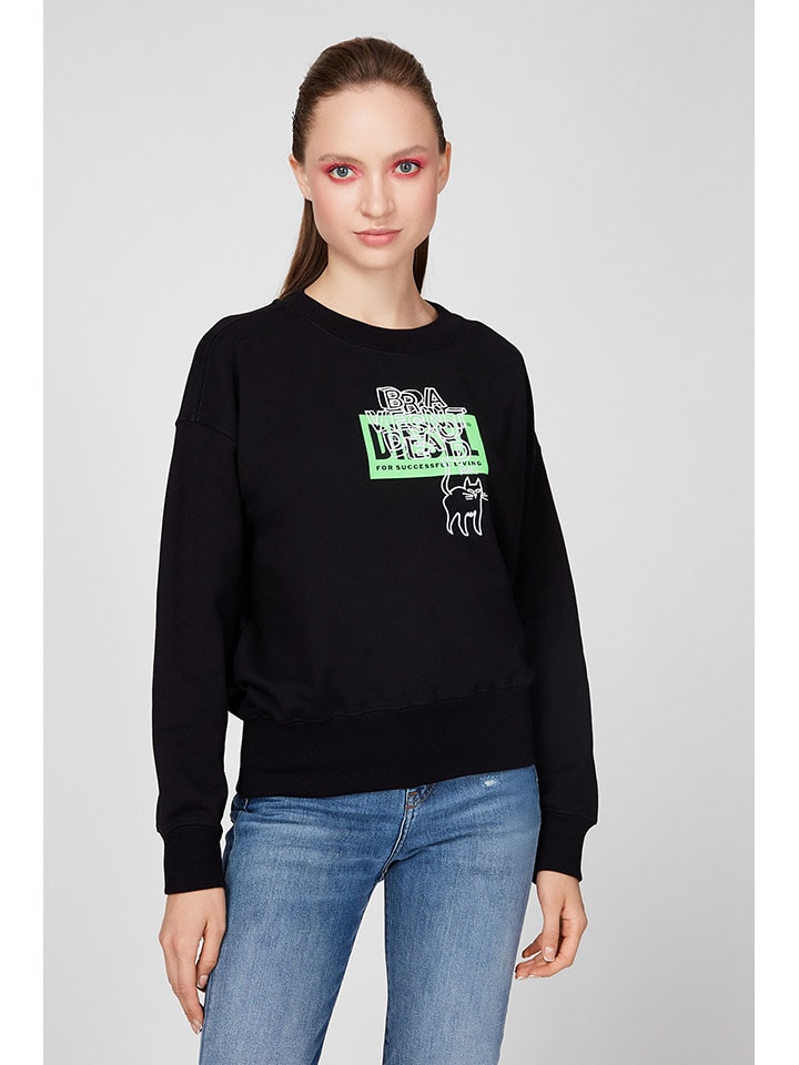 Sweatshirt zwart