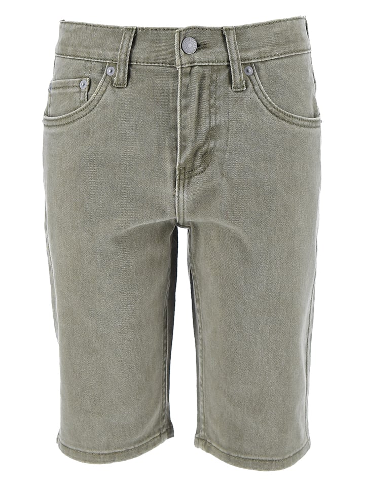 Jeans-Shorts - Slim fit - in Khaki