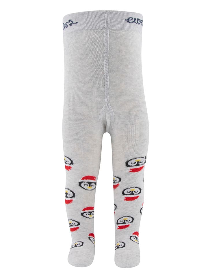 Strumpfhose in Grau/ Bunt