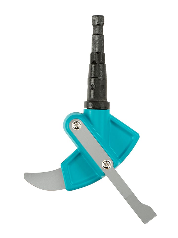 Skrobaczka "combisystem-2in1" w kolorze turkusowym do fug - dł. 25 cm