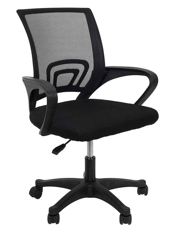Bürostuhl in Schwarz - (B)54 x (H)96 x (T)59 cm