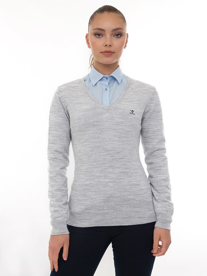 Sweter "Verty" w kolorze jasnoszarym