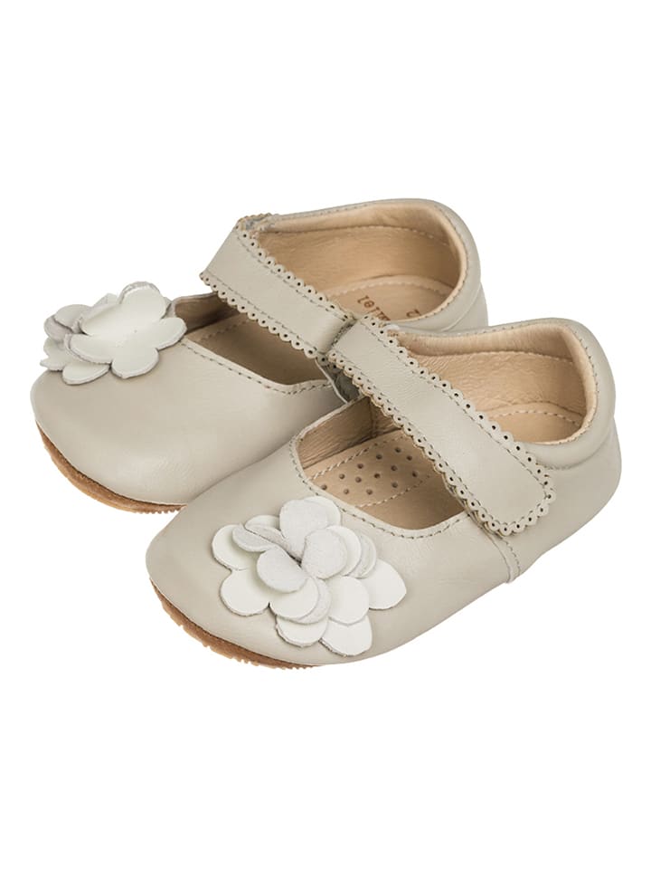 Lait et Miel Leren kruipschoenen Siloe lichtgrijs goedkoop kopen limango