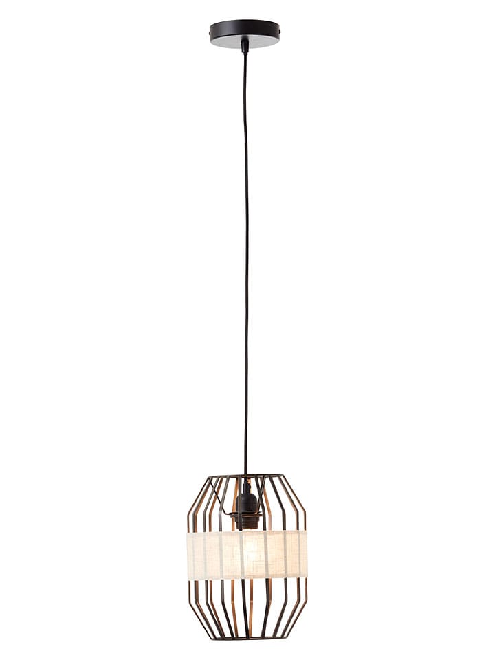 Lampa wisząca "Slope" w kolorze czarnym - wys. 136,5 x Ø 23 cm