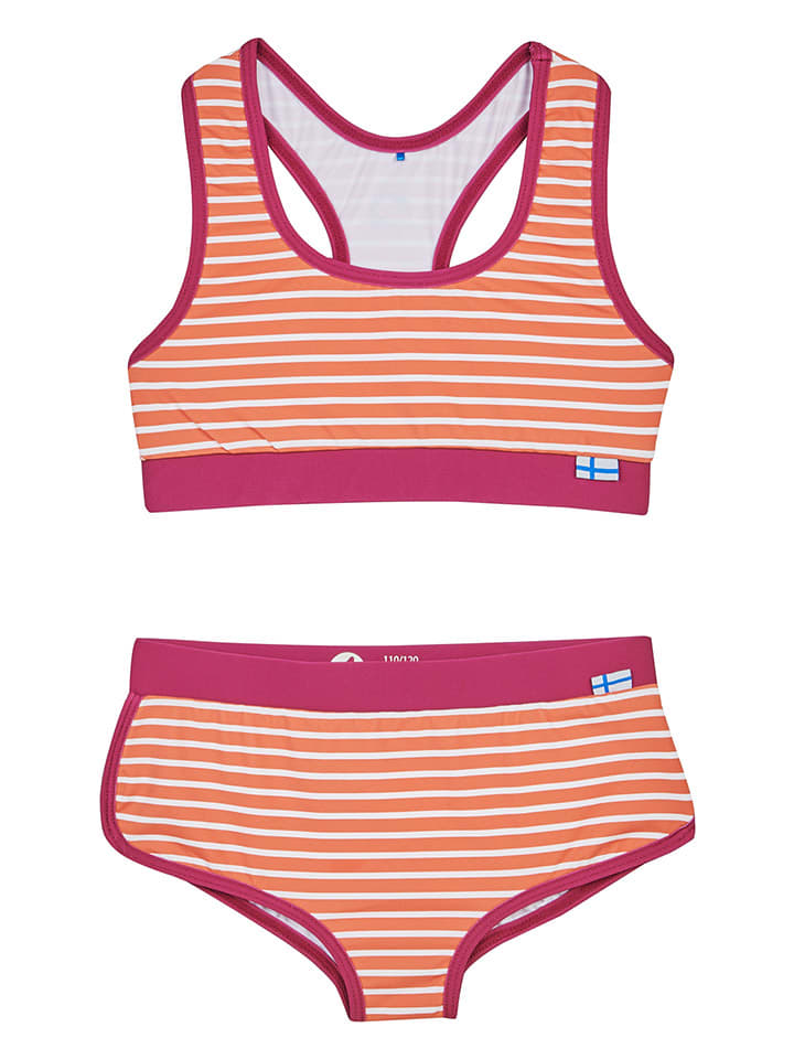 Bikini "Luoto" in Rot/ Orange