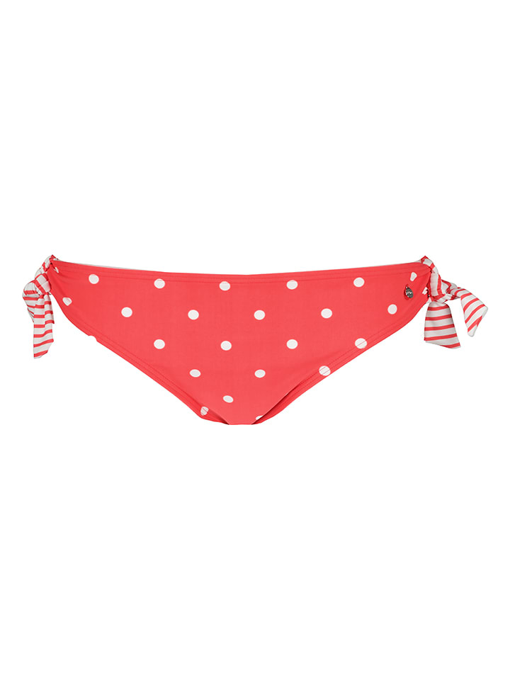 Bikinislip rood/wit