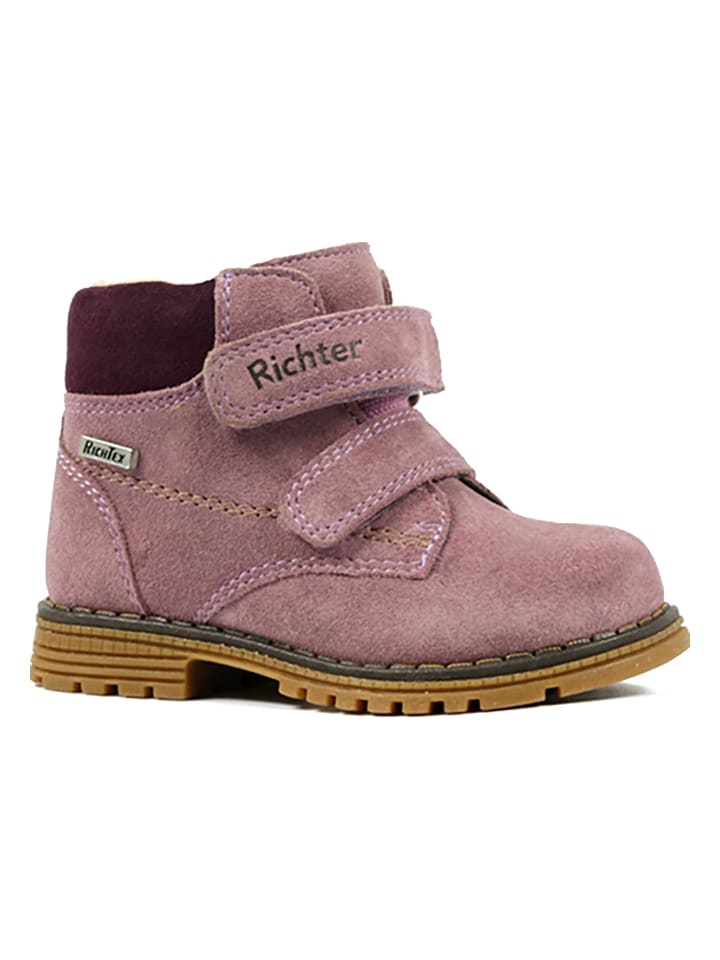 Richter Shoes Leder Boots in Rosa gunstig kaufen limango