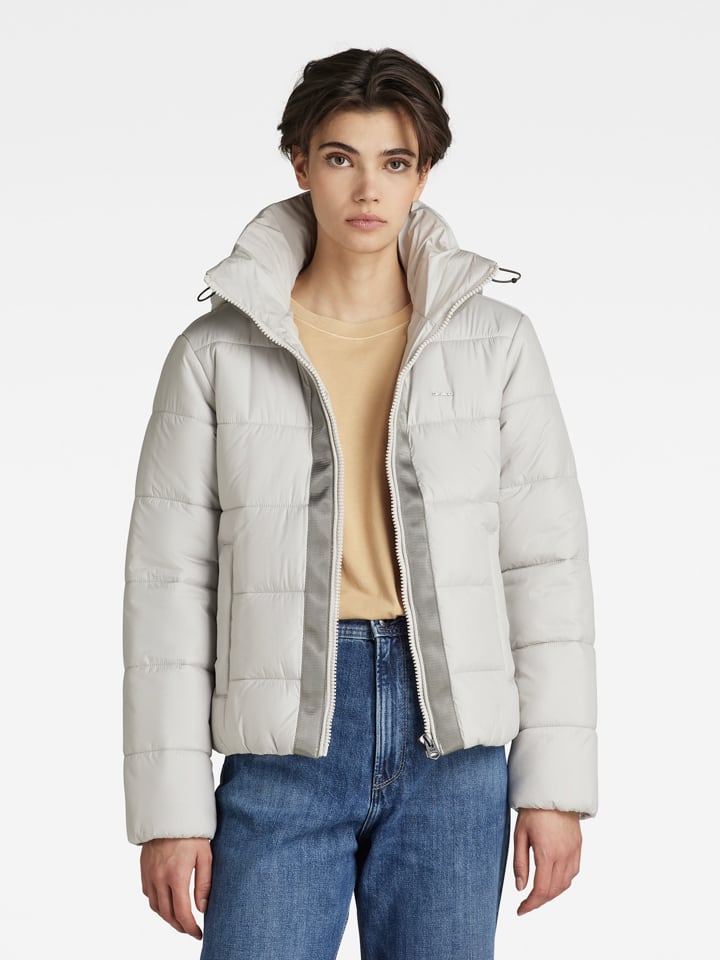 Steppjacke in Weiß